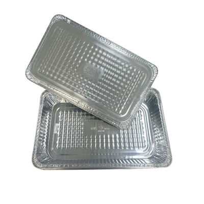 Half Size Aluminium Container for Food Packaging Custom Order Pulp Moulding Process