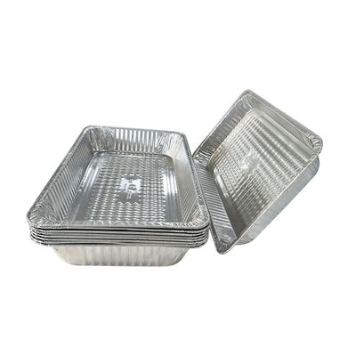 Half Size Aluminium Container for Food Packaging Custom Order Pulp Moulding Process
