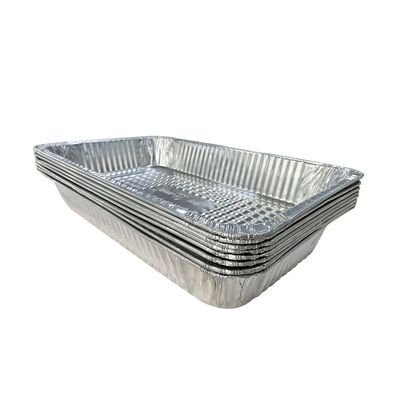 Half Size Aluminium Container for Food Packaging Custom Order Pulp Moulding Process