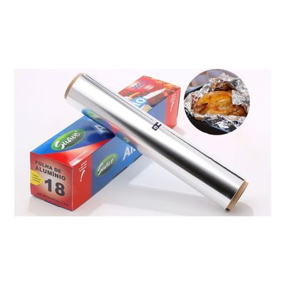 150m Heavy Duty 30cm 45cm Paper Aluminum Foil In Roll Customized Length for Baking
