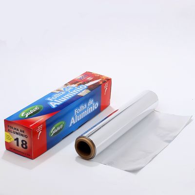 150m Heavy Duty 30cm 45cm Paper Aluminum Foil In Roll Customized Length for Baking
