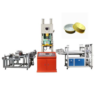 2023 Year 5500 KG Automatic Aluminum Foil Food Lunch Box Tray Container Making Machine