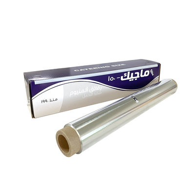 Silver Material 8011 Aluminum Foil Roll 100m 300m for Kitchen Oven Baking Heavy Duty