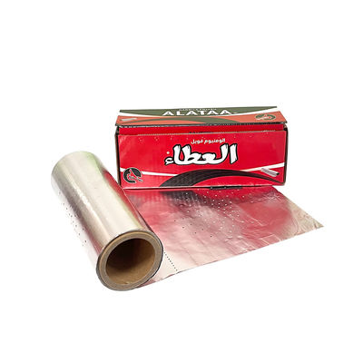 Soft Temper Silver Aluminum Foil Hookah Shisha Roll with Cut Line and Holes 145mm*145mm