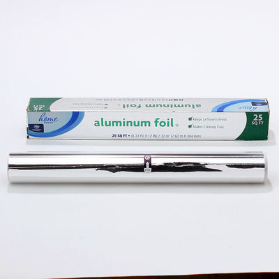 Food Grade Disposable Household Catering Aluminum Foil Roll with and Customize Length