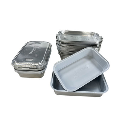 Small Aluminium Foil Containers With Lids for Food Take Out Pulp Moulding Process Type