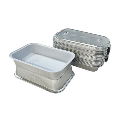 Small Aluminium Foil Containers With Lids for Food Take Out Pulp Moulding Process Type