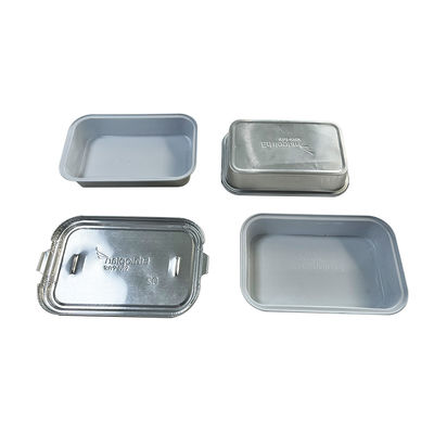 Small Aluminium Foil Containers With Lids for Food Take Out Pulp Moulding Process Type
