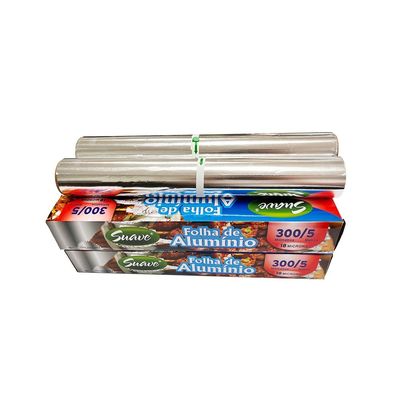 Custom Width Disposable Aluminum Foil Rolls for Assurance Food Delivery Packing