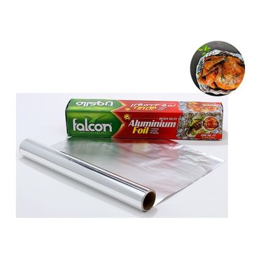 Customized Width Silver Aluminum Foil Roll for Kitchen Cooking and Chocolate Wrapping