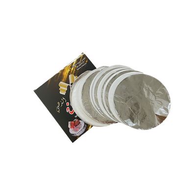 Customized Thickness 120mm Round Size Disposable Aluminium Shisha Foil for Hookah