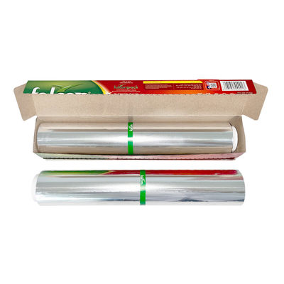 Customized Size Logo Disposable Household Food Grade Aluminium Foil Roll For Food Wrap