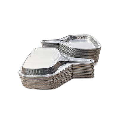 Customized Design Pulp Moulding Aluminum Foil Container for Food Packaging