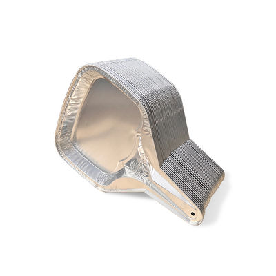 Customized Large Size Roast Chicken Aluminium Foil Trays Process Type Pulp Moulding