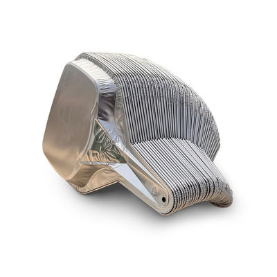 Customized Large Size Roast Chicken Aluminium Foil Trays Process Type Pulp Moulding