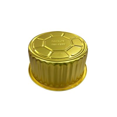 Food Container Custom Order Hot Disposable Round Aluminum Foil Cake Baking Cups Sales