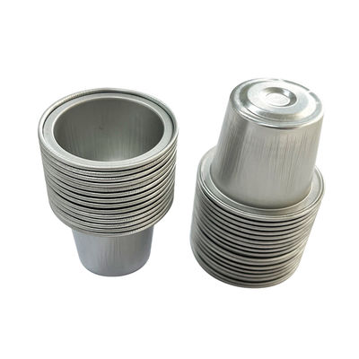Sealable Smooth Wall Disposable Aluminum Foil Coffee Capsules for Pet Food Packing