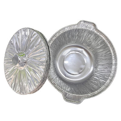 Hot Pot Aluminum Foil Baking Container with Pulp Moulding Process Type and Large Size