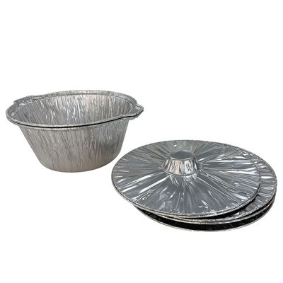 Hot Pot Aluminum Foil Baking Container with Pulp Moulding Process Type and Large Size