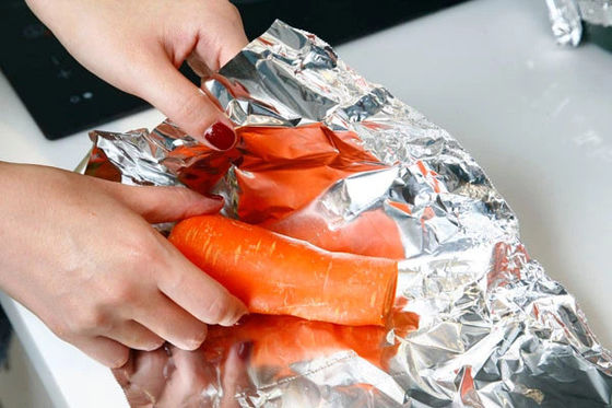 Aluminium Foil Roll for Barbecue Wrapping Disposable Oven Baking Composited Treatment