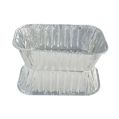 Rectangular Loaf Pan Cupcake Mould Aluminum Foil Cake Baking Oven for Food Container
