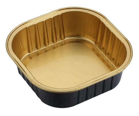 Disposable Rectangle Aluminum Foil Baking Pan for Fast Food and Baking Bread Loaf