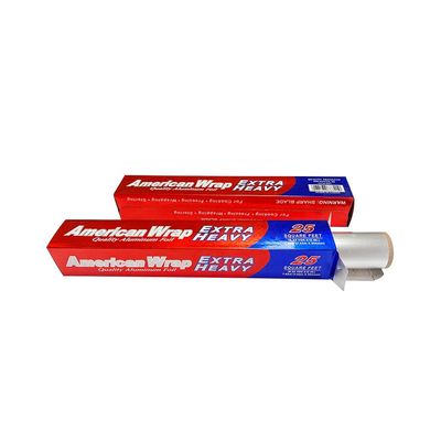 Household Kitchen Aluminum Foil Paper Rolls Disposable 300mm 450mm Thickness customized