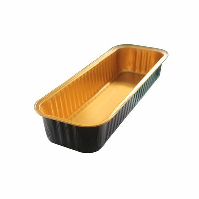Disposable Rectangle Aluminum Foil Baking Pan for Fast Food and Baking Bread Loaf