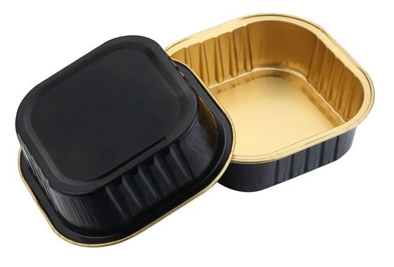 Disposable Rectangle Aluminum Foil Baking Pan for Fast Food and Baking Bread Loaf