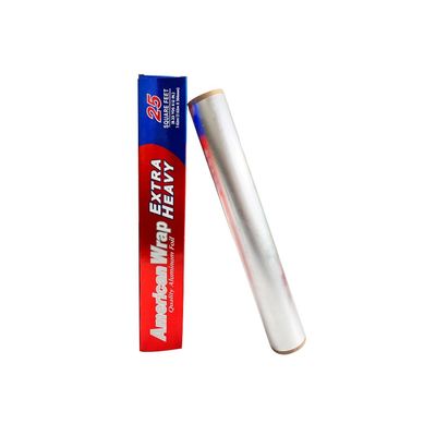 Household Kitchen Aluminum Foil Paper Rolls Disposable 300mm 450mm Thickness customized