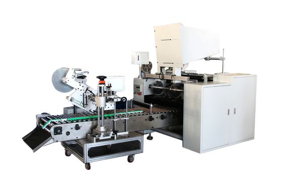 4.5kw Aluminum Foil Automatic Rewinding Machine With Automatic labeling Tinfoil Bbq Paper Rewinder