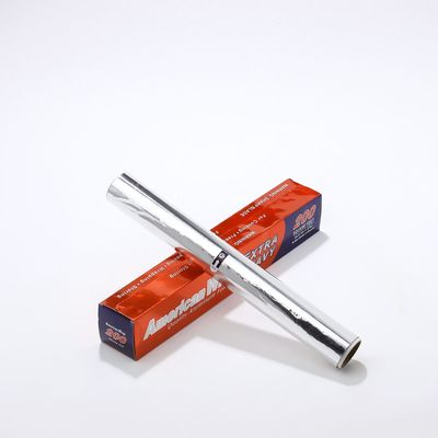 Custmozed Logo Kitchen Silver Food Grade Aluminium Foil Roll for Restaurant Packaging