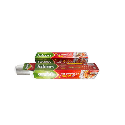 Customized Logo 200sq.ft Soft Temper Heavy Duty Aluminum Foil Paper Roll for Household