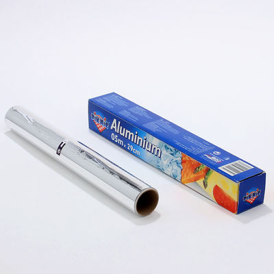 Customized Logo Silver 8011 Household Aluminum Foil Roll for Food Packaging and Cooking