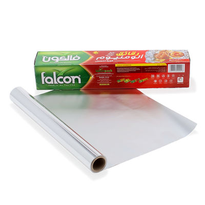 Silver Heavy-duty Kitchen Aluminum Foil 8011 Food Baking Foil Roll with Slide Cutter