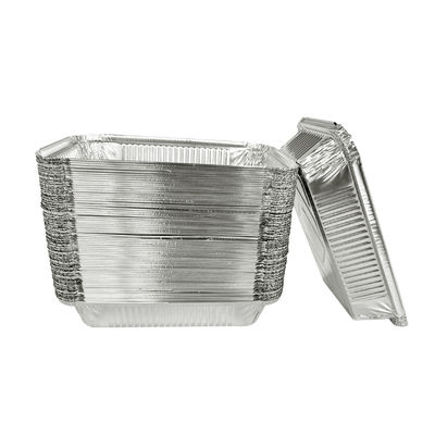 Takeout Lunch Tableware Container Aluminum Foil Pans for BBQ Tray and Food Packaging