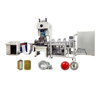 7.5KW Main Motor Power Automatic Aluminum Foil Container Making Machine