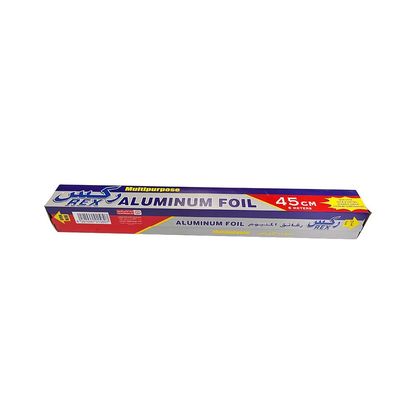 Kitchen Customized Length 8011 Household Aluminum Foil Wrapping Paper Roll Custom Logo