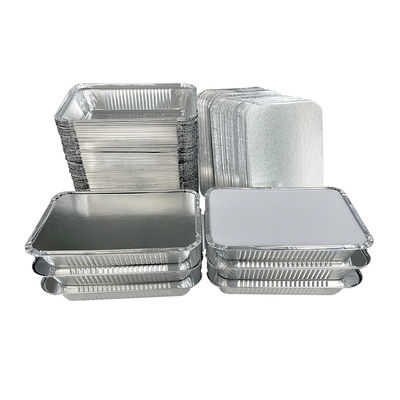 Aluminium Foil Container Tray With Lid Custom Order Accepted HEIGHT Customizable