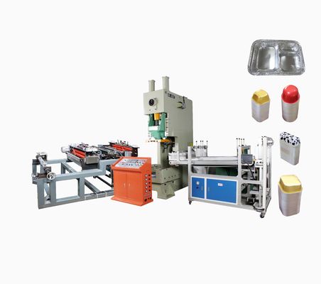 Automatic Aluminum Foil Container Manufacturing Machine For Case Packaging Type