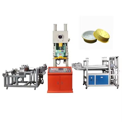 50-78 Slider Stroke Times Automatic Aluminum Foil Container Manufacturing Machine