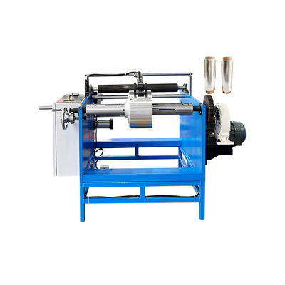 350 KG Single Shaft Manual Silicon Baking Paper Aluminum Foil Roll Rewinding Machine