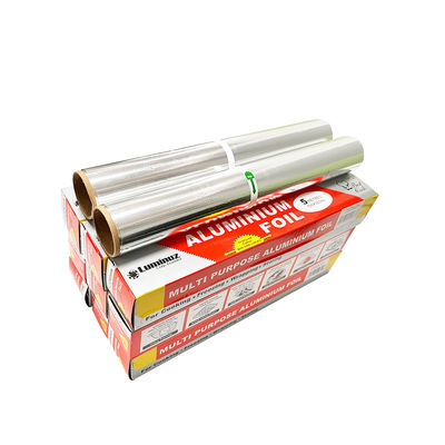 Soft Temper Custom Logo Aluminium Foil Roll for Oven Baking/BBQ in Customized Length