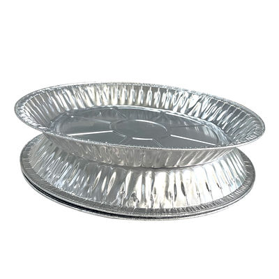 Aluminum Foil Container Tray Perfect for Baking and Serving Delicious Homemade Pizza