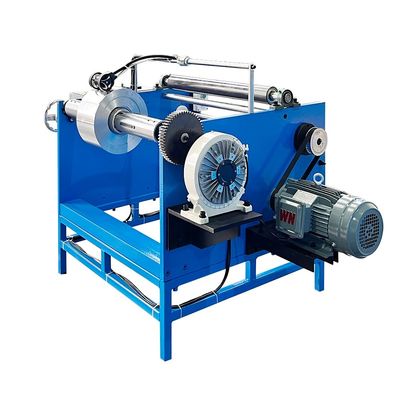 Small Household Type Manual Aluminium Foil Roll Rewinding Machine with 350 KG Capacity