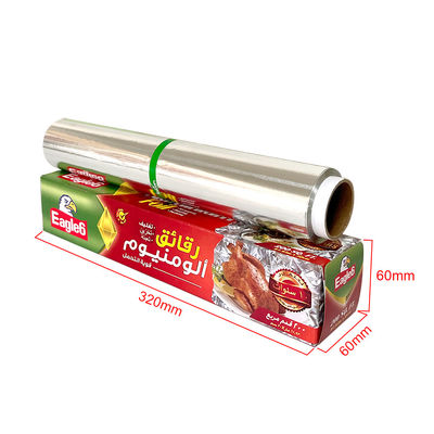 Customized Logo Heavy Duty Alu Foil Roll for Household Sandwich and Chocolate Wrapping