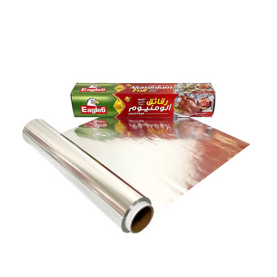 Customized Logo Heavy Duty Alu Foil Roll for Household Sandwich and Chocolate Wrapping
