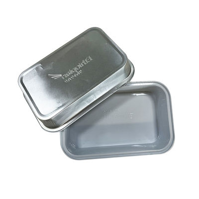 Food Packaging Process Type Pulp Moulding Aluminum Foil Bowl Food Container with Lid