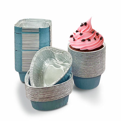 Small Aluminum Foil Food Packing Box Tray Container for Portion Control and Freshness