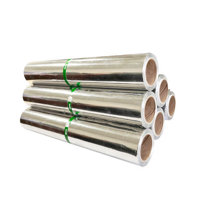Household Silver Aluminium Foil Paper Roll 300mm Width 62m for Packaging Customized